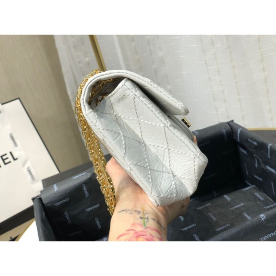 Replica Mini Reissue 2.55 Graffiti Croc Embossed Flap Bag White