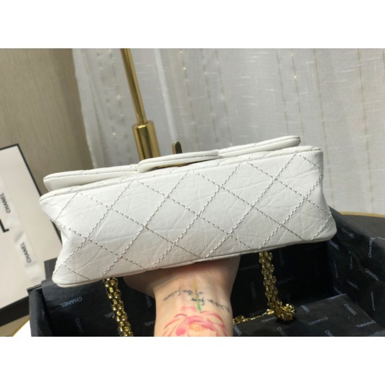 Replica Mini Reissue 2.55 Graffiti Croc Embossed Flap Bag White
