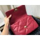 Fake Large 19 Wool Tweed Flap Bag AS1162 AS1160 Red Replica