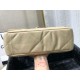 Replica Large 19 Wool Tweed Flap Bag AS1162 AS1160 Apricot