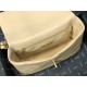 Replica Large 19 Wool Tweed Flap Bag AS1162 AS1160 Apricot