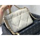 Fake Large 19 Wool Tweed Flap Bag AS1162 AS1160 Beige Replica Replica Large 19 Wool Tweed Flap Bag AS1162 AS1160 Beige