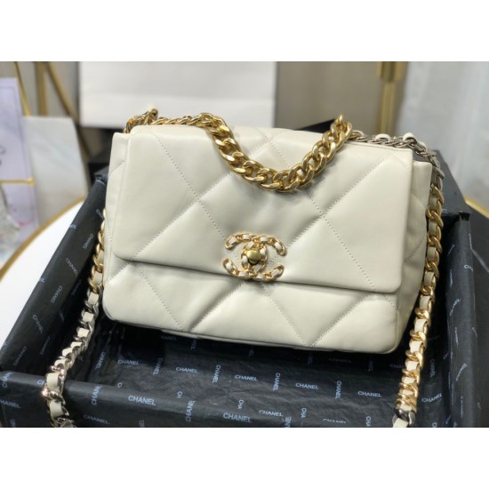 Fake Large 19 Wool Tweed Flap Bag AS1162 AS1160 Beige Replica Replica Large 19 Wool Tweed Flap Bag AS1162 AS1160 Beige
