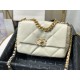 Fake Large 19 Wool Tweed Flap Bag AS1162 AS1160 Beige Replica Replica Large 19 Wool Tweed Flap Bag AS1162 AS1160 Beige