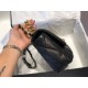 Fake Large 19 Wool Tweed Flap Bag AS1162 AS1160 Black Replica