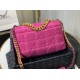 Fake Large 19 Wool Tweed Flap Bag AS1162 Red Replica