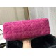Fake Large 19 Wool Tweed Flap Bag AS1162 Red Replica