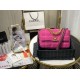 Fake Large 19 Wool Tweed Flap Bag AS1162 Red Replica