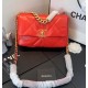 Replica Large 19 Wool Tweed Flap Bag AS1162 AS1160 Red Replica Large 19 Wool Tweed Flap Bag AS1162 AS1160 Red