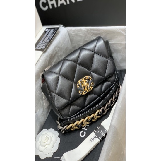 Fake 19 Waist Bag AS1163 Black Replica