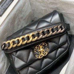 Fake 19 Waist Bag AS1163 Black Replica
