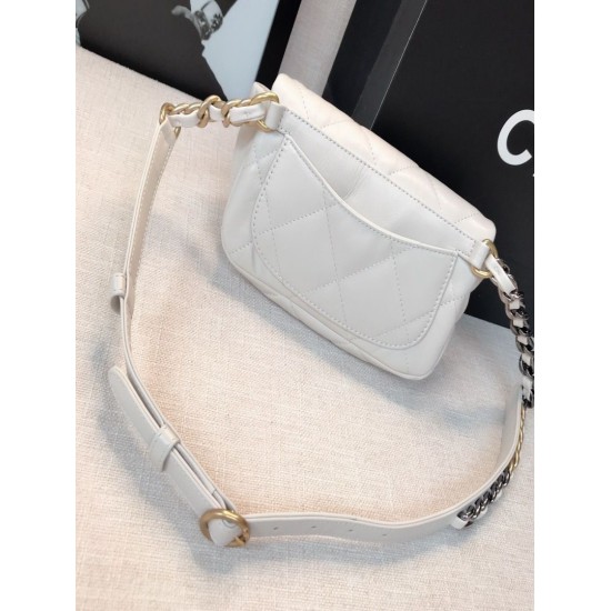 Replica 19 Waist Bag AS1163 White