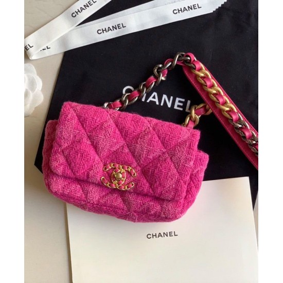Replica 19 Wool Waist Bag AS1163 Peachblow