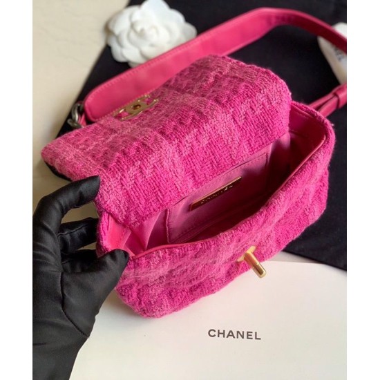 Replica 19 Wool Waist Bag AS1163 Peachblow