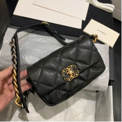 Replica 19 Wool Tweed Waist Bag AS1163 Black
