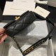 Replica 19 Wool Tweed Waist Bag AS1163 Black