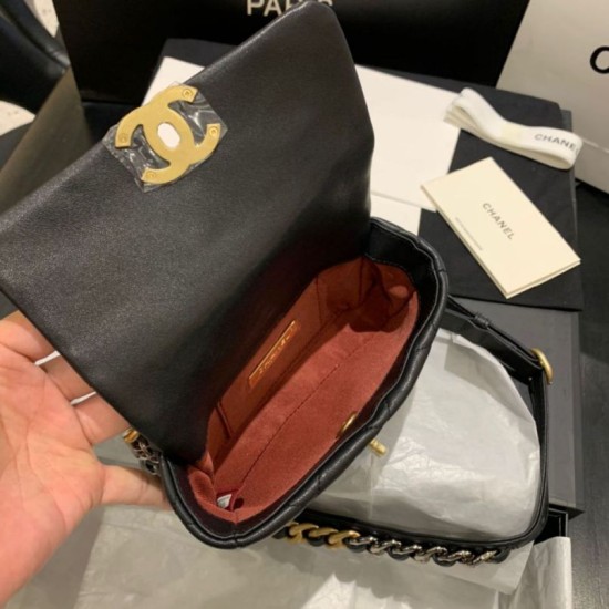 Replica 19 Wool Tweed Waist Bag AS1163 Black