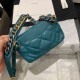 Fake 19 Wool Tweed Waist Bag AS1163 Blue Replica