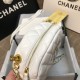 Replica Lambskin Studded Logo Camera Case AS1511 White