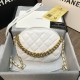 Replica Lambskin Studded Logo Camera Case AS1511 White