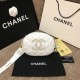 Replica Lambskin Studded Logo Camera Case AS1511 White