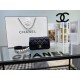 Replica Logo Pearl Chain Bag AS1610 Black