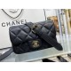 Replica Logo Pearl Chain Bag AS1610 Black