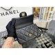 Replica Logo Pearl Chain Bag AS1610 Black