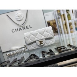 Fake Logo Pearl Chain Bag AS1610 White Replica