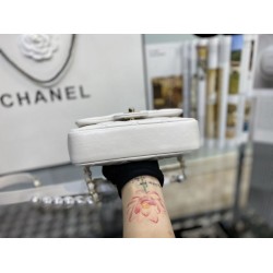 Fake Logo Pearl Chain Bag AS1610 White Replica