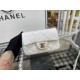 Fake Logo Pearl Chain Bag AS1610 White Replica