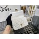 Fake Logo Pearl Chain Bag AS1610 White Replica