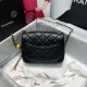 Fake Lambskin Flap Bag AS1786 Black Replica