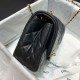 Fake Lambskin Flap Bag AS1786 Black Replica
