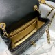 Fake Lambskin Flap Bag AS1786 Black Replica