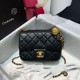 Fake Lambskin Flap Bag AS1786 Black Replica