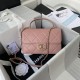 Replica Small Flap Bag With Top Handle AS2680 Pink