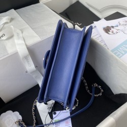 Replica Small Flap Bag With Top Handle AS2680 Blue Replica Small Flap Bag With Top Handle AS2680 Blue