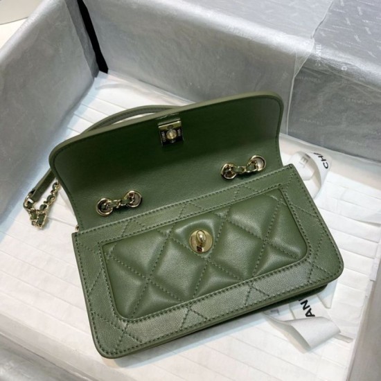 Fake Chain Wallet AS2742 Green Replica