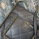 Fake Calfskin Shopping Bag AS2973 Black Replica