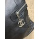 Fake Zipped Shopping Bag Black Replica