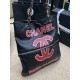 Fake Zipped Shopping Bag Black Replica