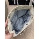 Fake Zipped Shopping Bag White Replica