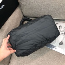 Fake CoCo Cocoon Tote Bag Black Replica Replica CoCo Cocoon Tote Bag Black