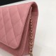 Fake WOC Classic Quilted A15206 Pink Replica Replica WOC Classic Quilted A15206 Pink