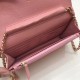 Fake WOC Classic Quilted A15206 Pink Replica Replica WOC Classic Quilted A15206 Pink