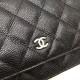 Replica WOC Classic Quilted A15206 Black Replica WOC Classic Quilted A15206 Black