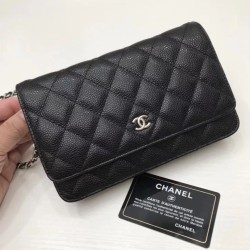 Replica WOC Classic Quilted A15206 Black