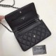 Replica WOC Classic Quilted A15206 Black Replica WOC Classic Quilted A15206 Black