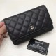 Replica WOC Classic Quilted A15206 Black Replica WOC Classic Quilted A15206 Black
